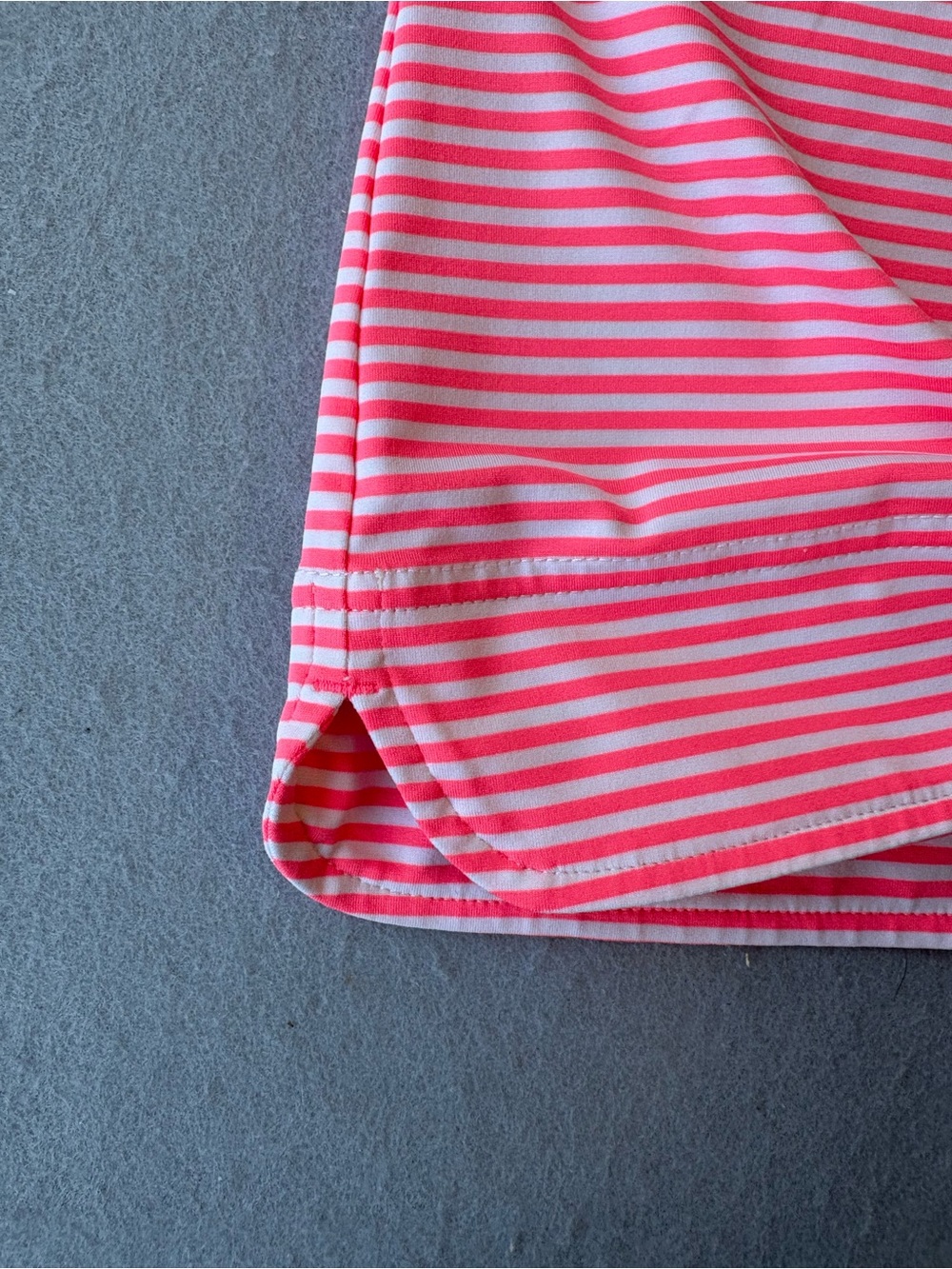 Vineyard Vines Sankaty Pink & White Striped Short Sleeve Shift Dress M(10-12) - Picture 5 of 8